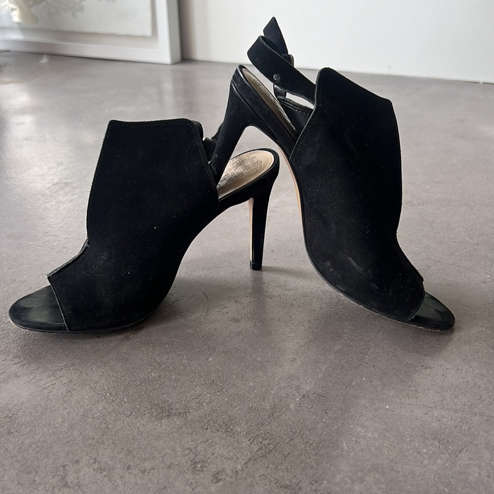 Sling booties! Light and easy to wear with different outfits.